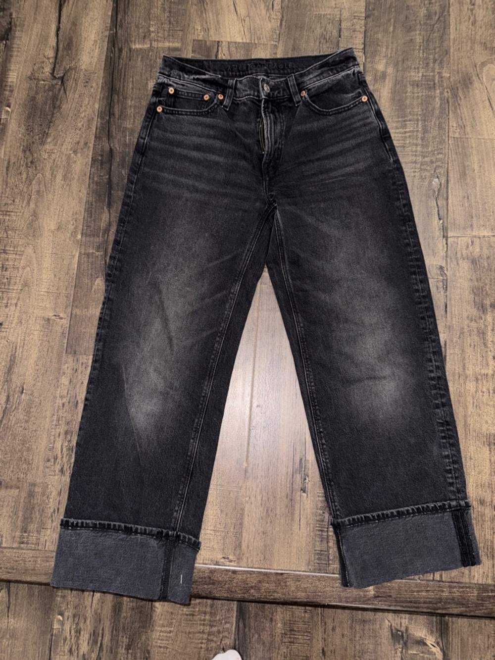 American Eagle Cuffed Jeans